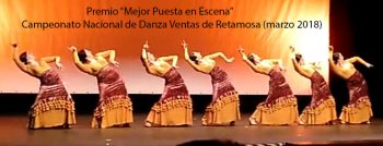 Premio a la mejor puesta en escena en el Campeonato Nacional de Danza de Ventas de Retamosa