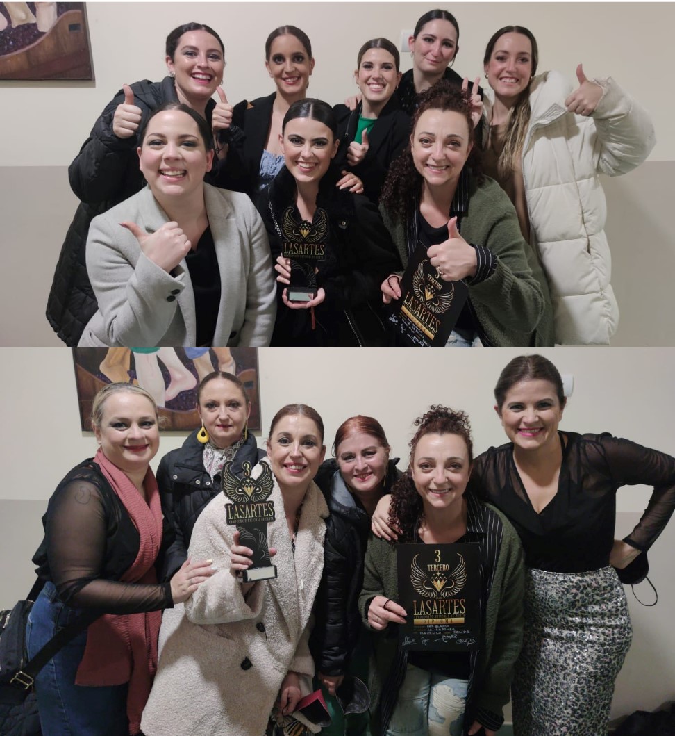 Campeonato Nacional de danza Lasartes, premio a la mejor puesta en escena, y nuestro grupo categoría Senior ORO BLANCO tercer premio