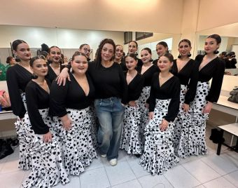 Amalgama. Foto de grupo en camerinos