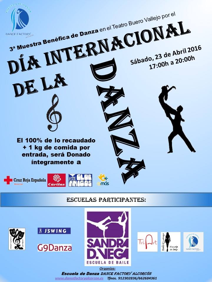 3ª muestra benéfica con motivo del Día Internacional de la Danza